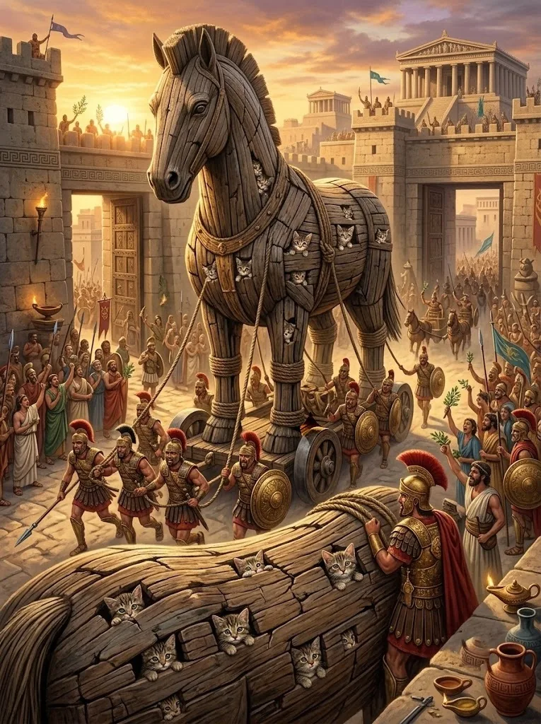 Cate and the Trojan Horse